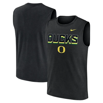 Men's Nike Oregon Ducks Primetime Tricode Legend Performance Tank Top