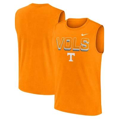 Men's Nike Tennessee Orange Volunteers Primetime Tricode Legend Performance Tank Top