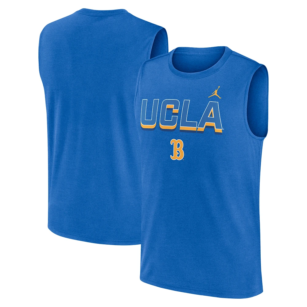 Men's Jordan Brand Blue UCLA Bruins Primetime Tricode Legend Dri-FIT Tank Top