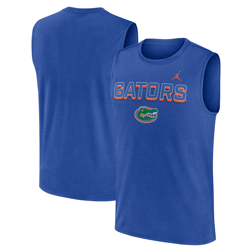 Men's Jordan Brand Royal Florida Gators Primetime Tricode Legend Dri-FIT Tank Top