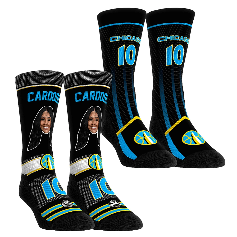 Unisex Rock Em Socks Kamilla Cardoso Chicago Sky Pro-Player Two-Pack Crew Set