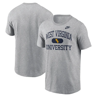 Men's Nike Heather Gray West Virginia Mountaineers Legacy Alma Mater T-Shirt