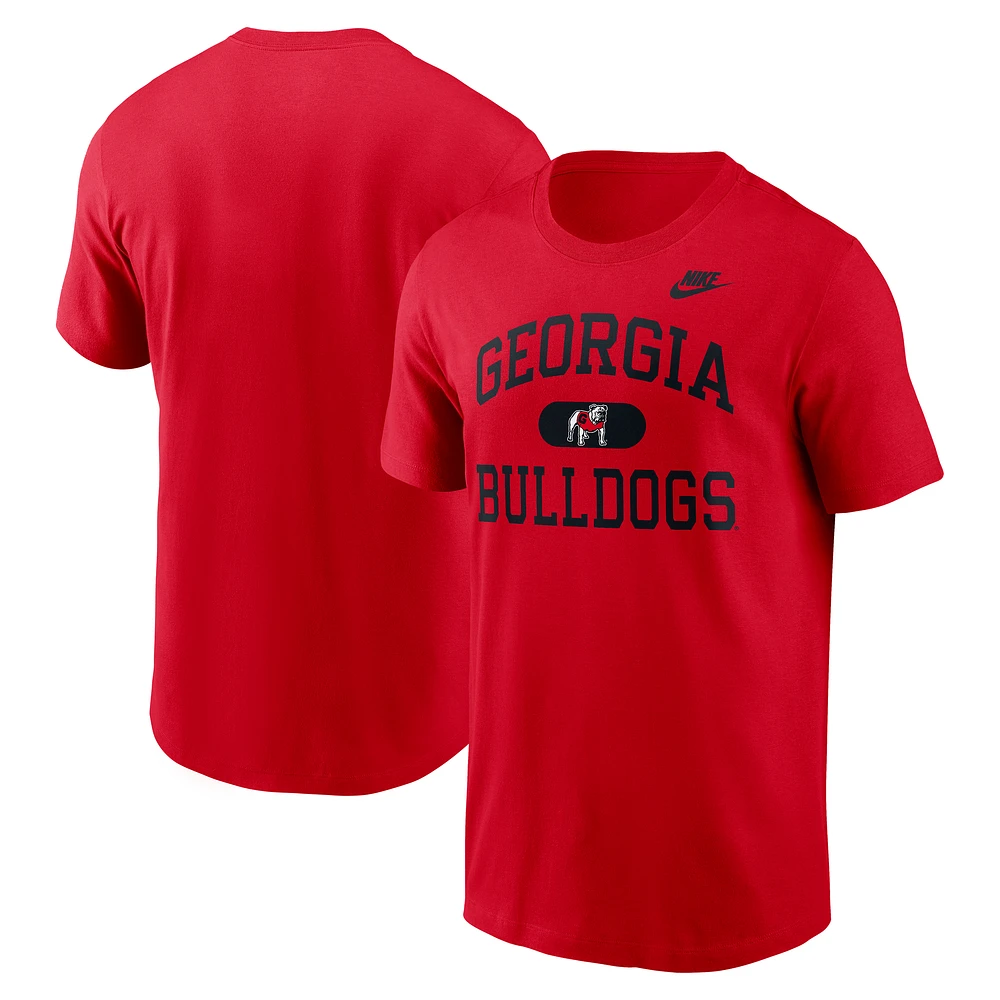 Men's Nike Red Georgia Bulldogs Legacy Alma Mater T-Shirt