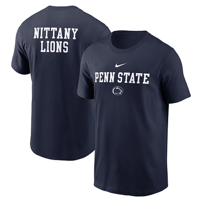 Men's Nike Navy Penn State Nittany Lions 2-Hit Stacked T-Shirt