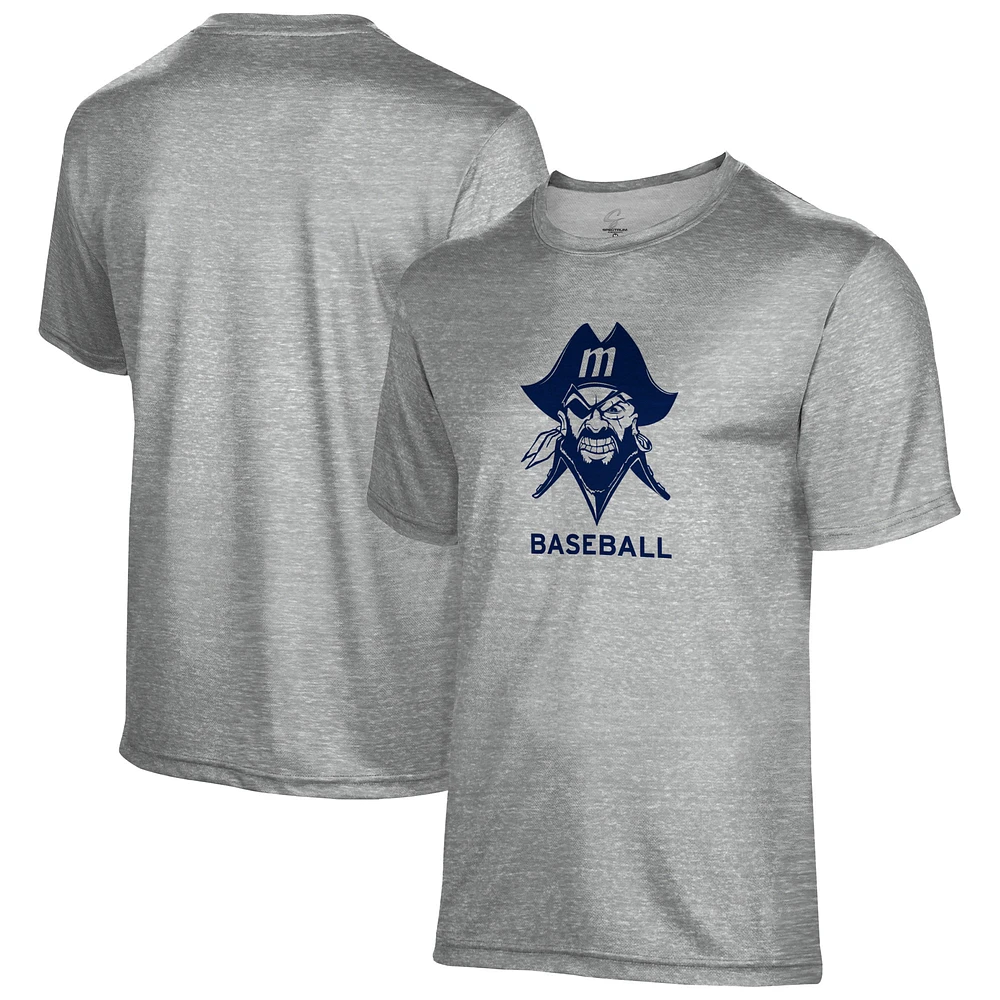 Men's ProSphere Gray Yosemite Community College District Baseball T-Shirt