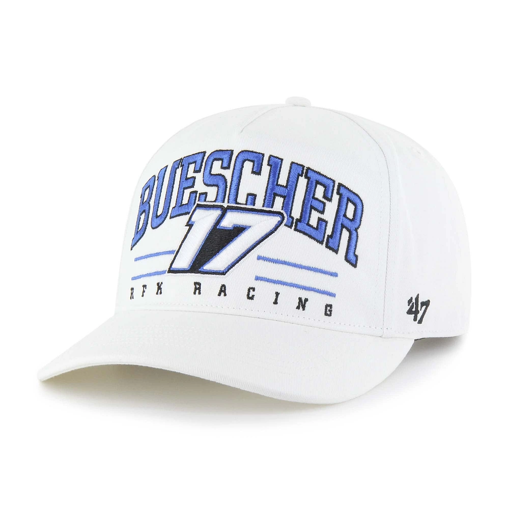 Men's '47 White Chris Buescher Roscoe Hitch Adjustable Hat