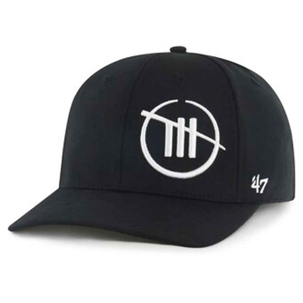 Men's '47 Black TRACKHOUSE RACING Trophy Flex Hat