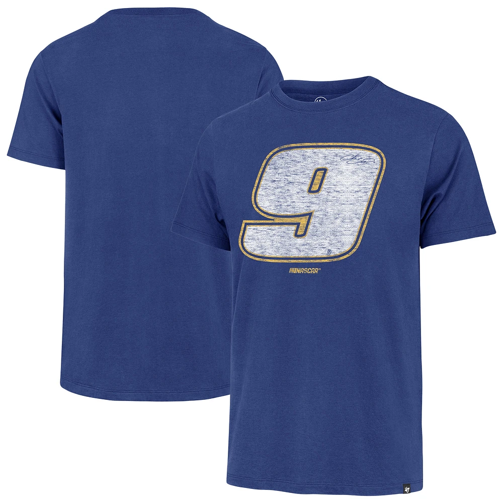 Men's '47 Blue Chase Elliott Franklin T-Shirt