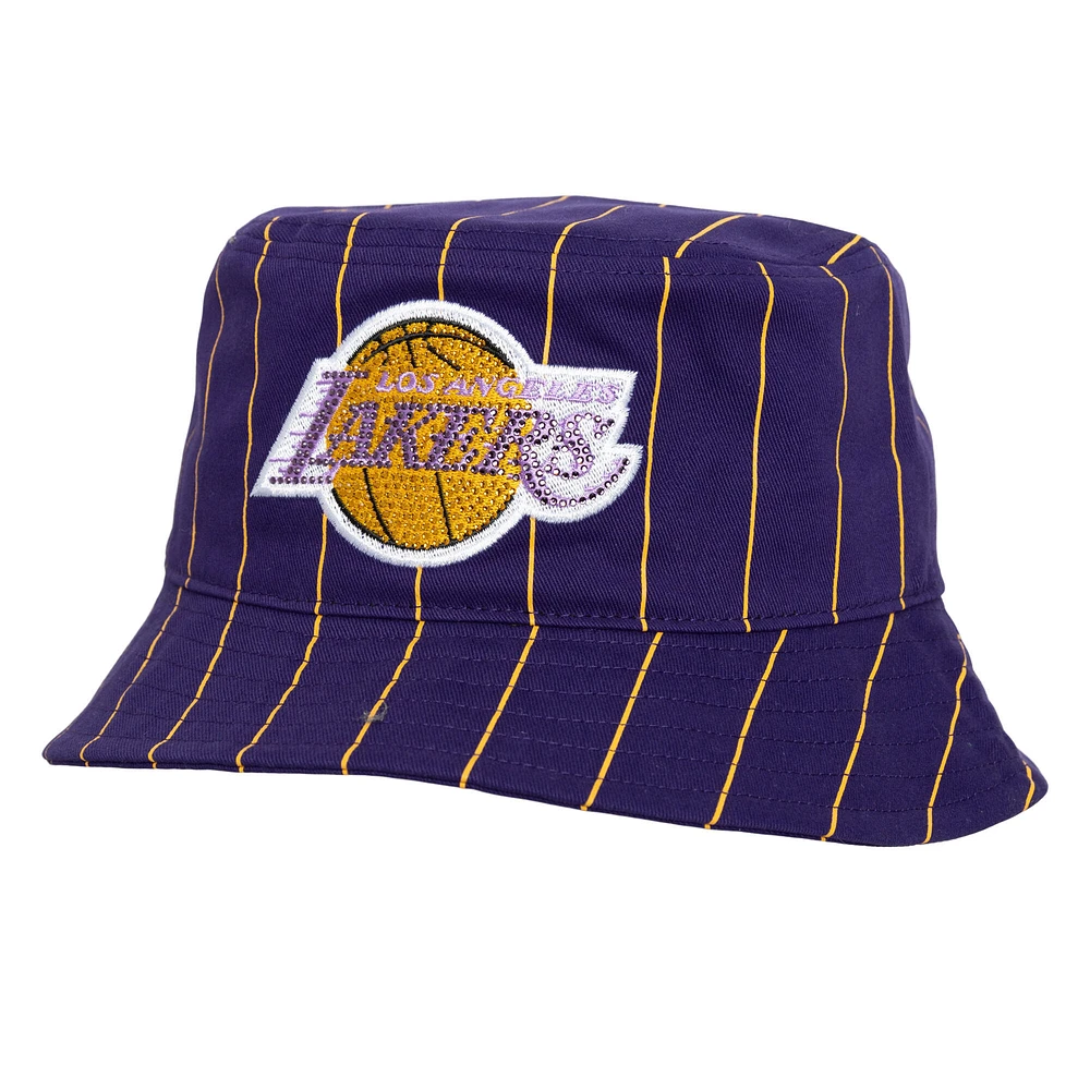 Women's Mitchell & Ness x DANNIJO Purple Los Angeles Lakers Bucket Hat