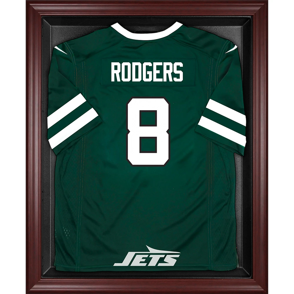 New York Jets Mahogany Framed Jersey Display Case