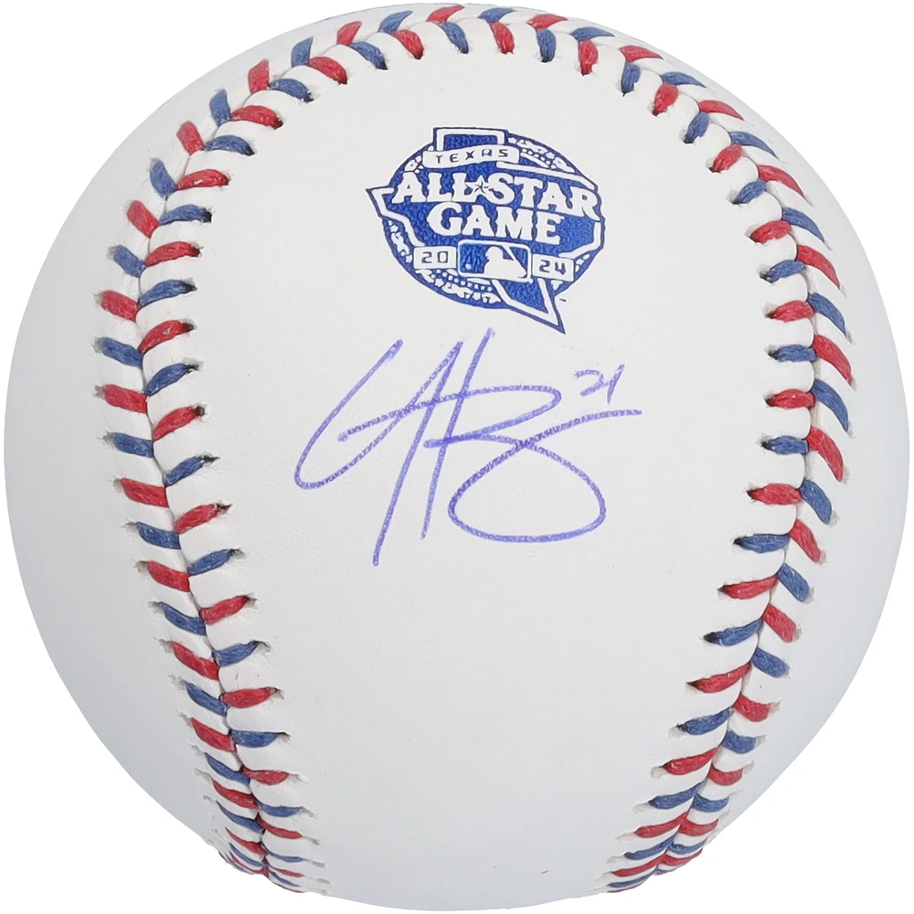 Hunter Greene Cincinnati Reds Autographed 2024 MLB All-Star Game Logo Baseball