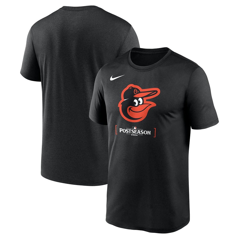 Men's Nike Black Baltimore Orioles 2024 MLB Postseason Authentic Collection Legend T-Shirt