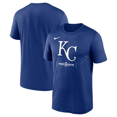 Men's Nike Royal Kansas City Royals 2024 MLB Postseason Authentic Collection Legend T-Shirt