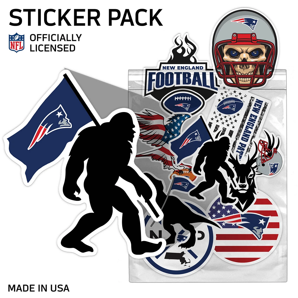 New England Patriots Assorted Sticker Pack