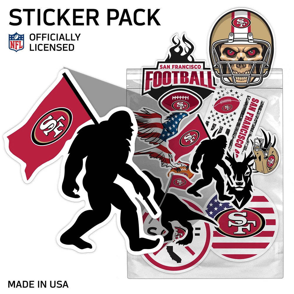 San Francisco 49ers Assorted Sticker Pack