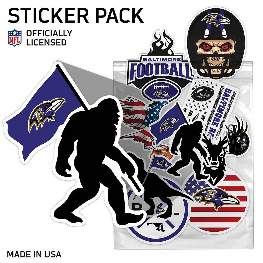 Baltimore Ravens Assorted Sticker Pack