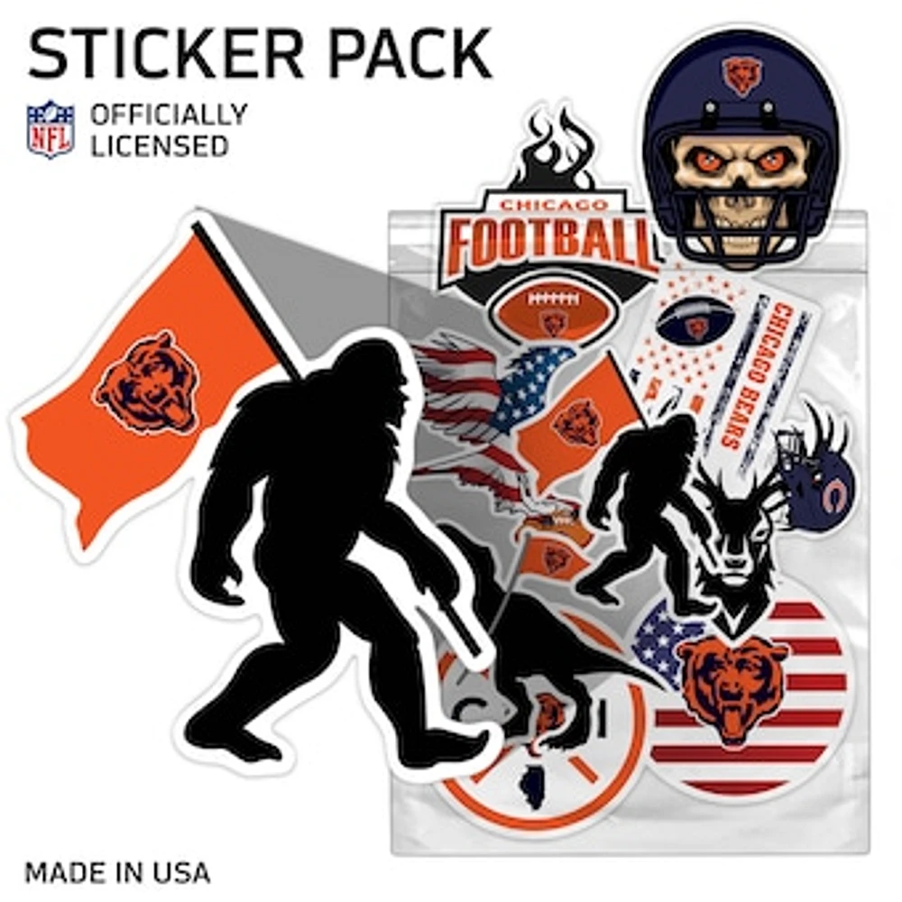 Chicago Bears Assorted Sticker Pack