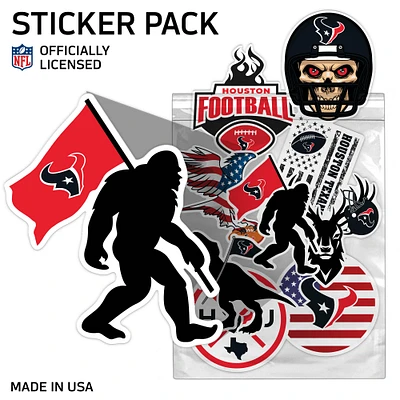 Houston Texans Assorted Sticker Pack