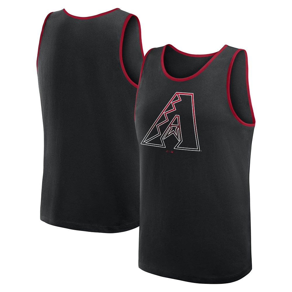 Men's Logo Athletic Black Arizona Diamondbacks Unmatched Success Tank Top