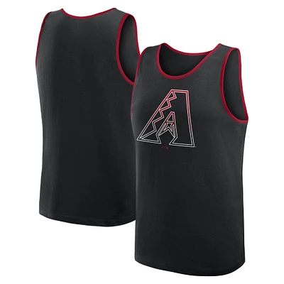 Men's Logo Athletic Black Arizona Diamondbacks Unmatched Success Tank Top