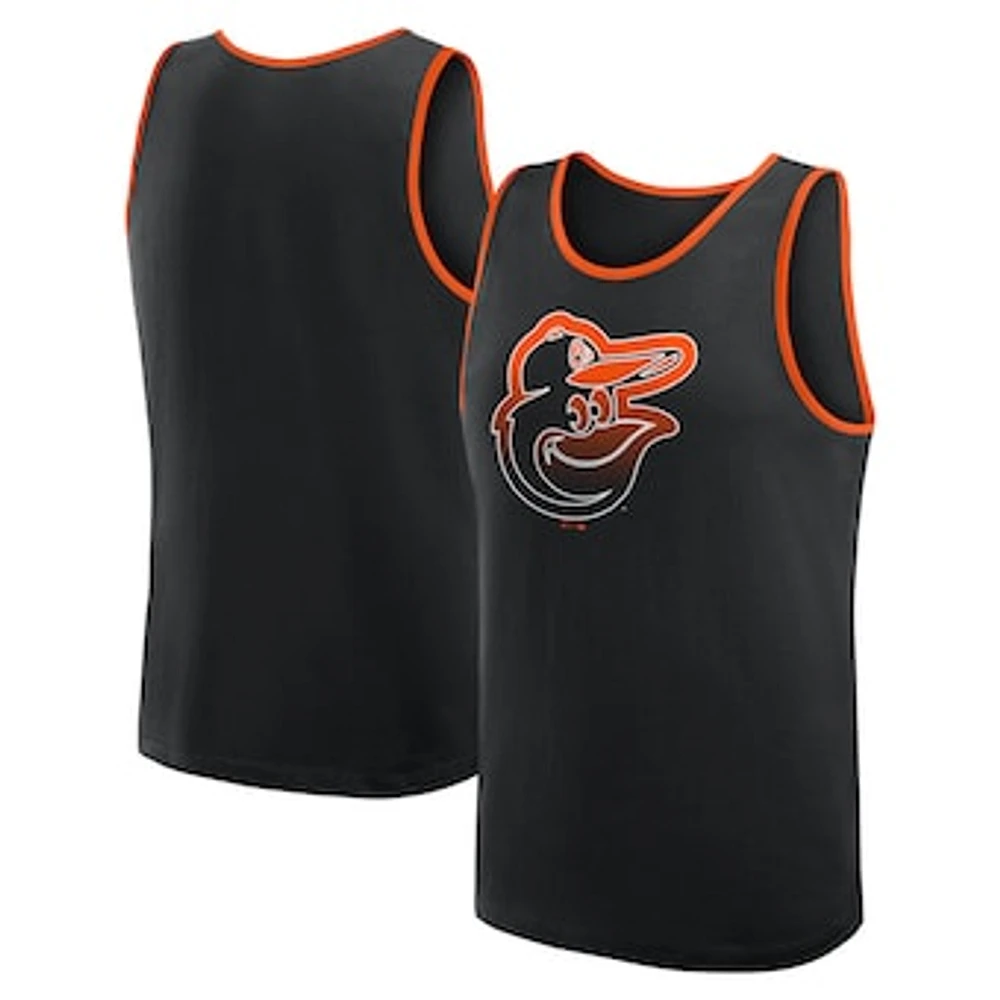 Men's Logo Athletic Black Baltimore Orioles Unmatched Success Tank Top