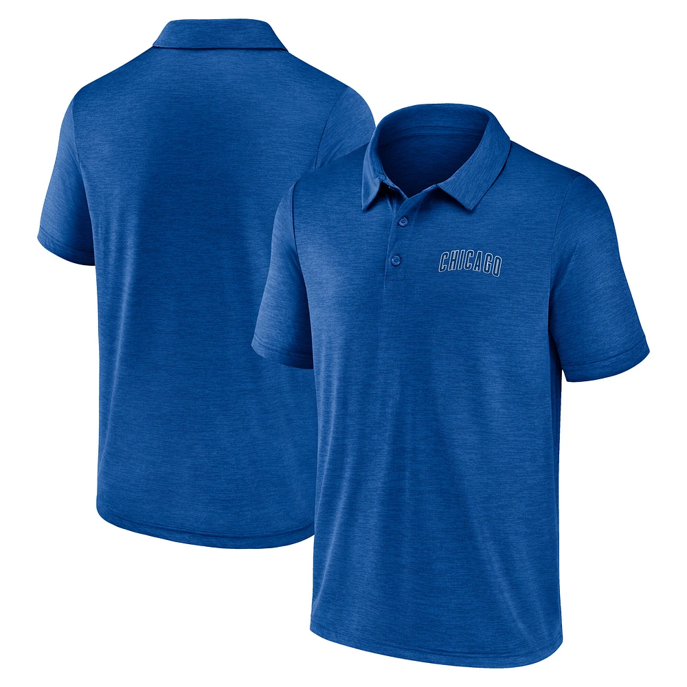 Men's Royal Chicago Cubs Lightweight Unstoppable Polo