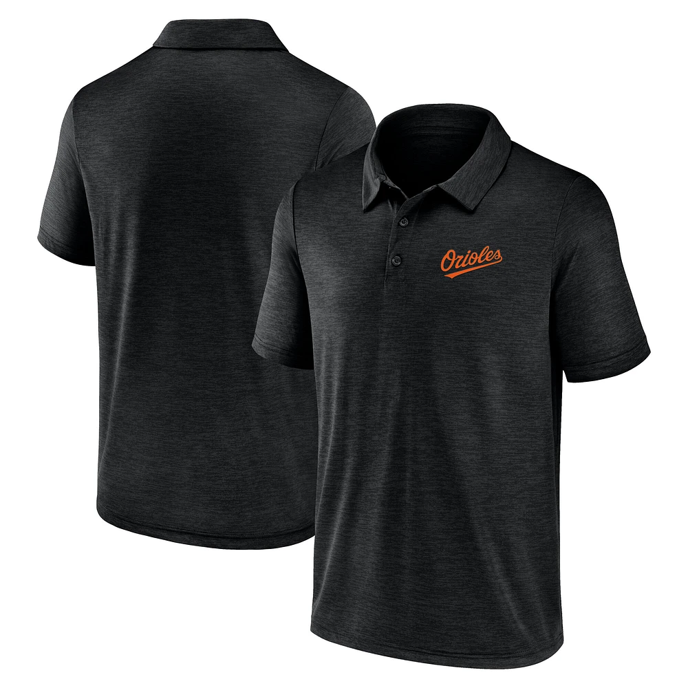 Men's Black Baltimore Orioles Lightweight Unstoppable Polo