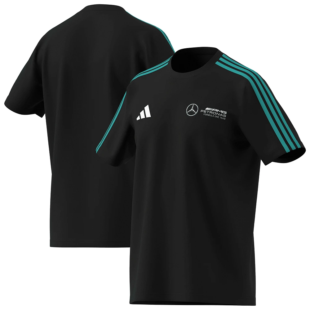 Men's adidas Black Mercedes-AMG Petronas F1 Team Fan Wear DNA Alphaskin T-Shirt