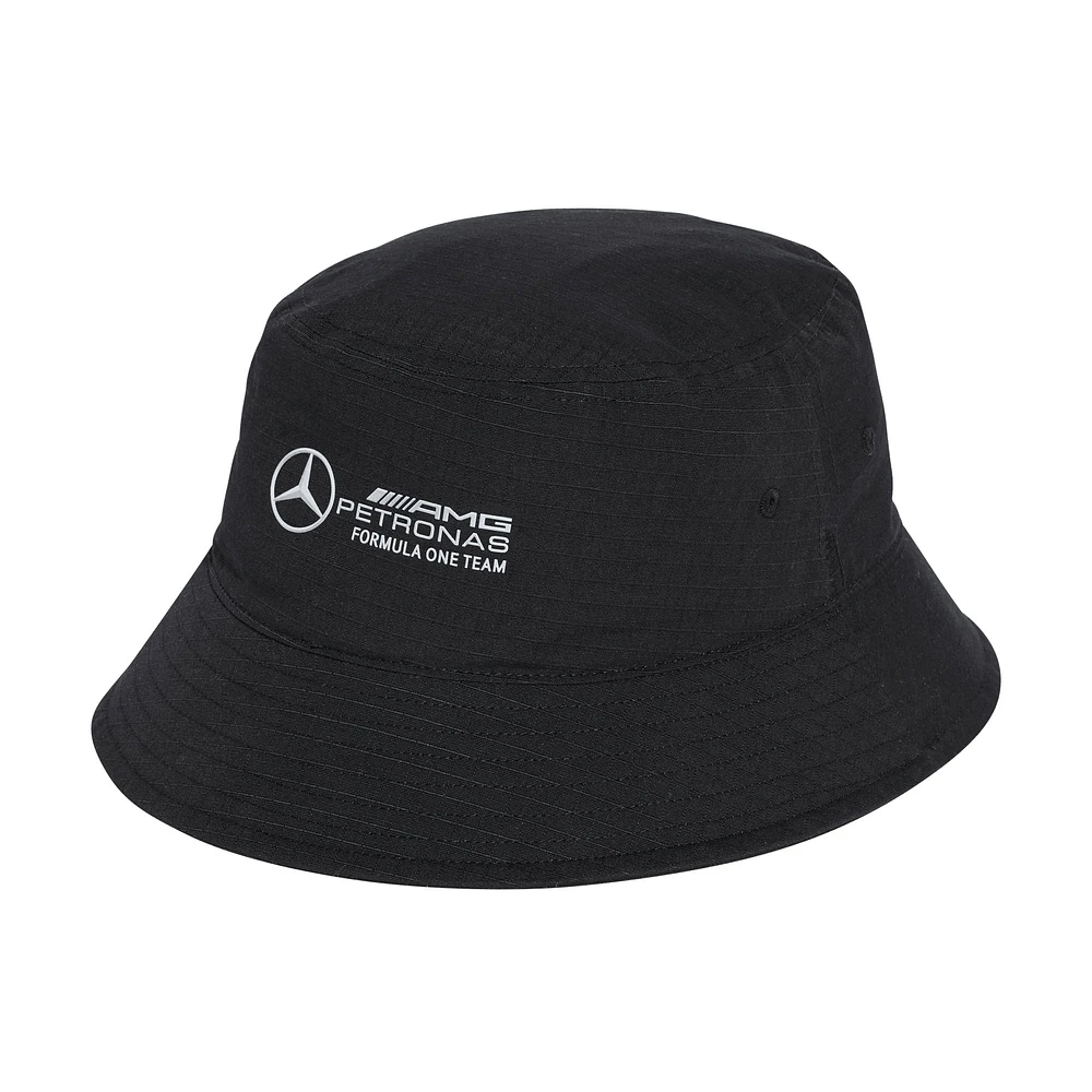 Men's adidas Black Mercedes-AMG Petronas F1 Team Team Wear Bucket Hat