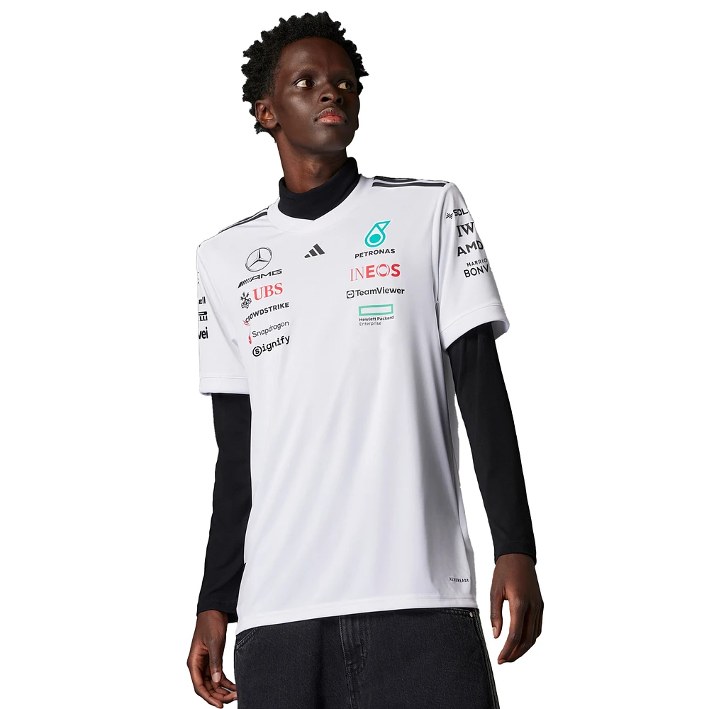 Men's adidas Mercedes-AMG Petronas F1 Team Driver Wear Replica Jersey