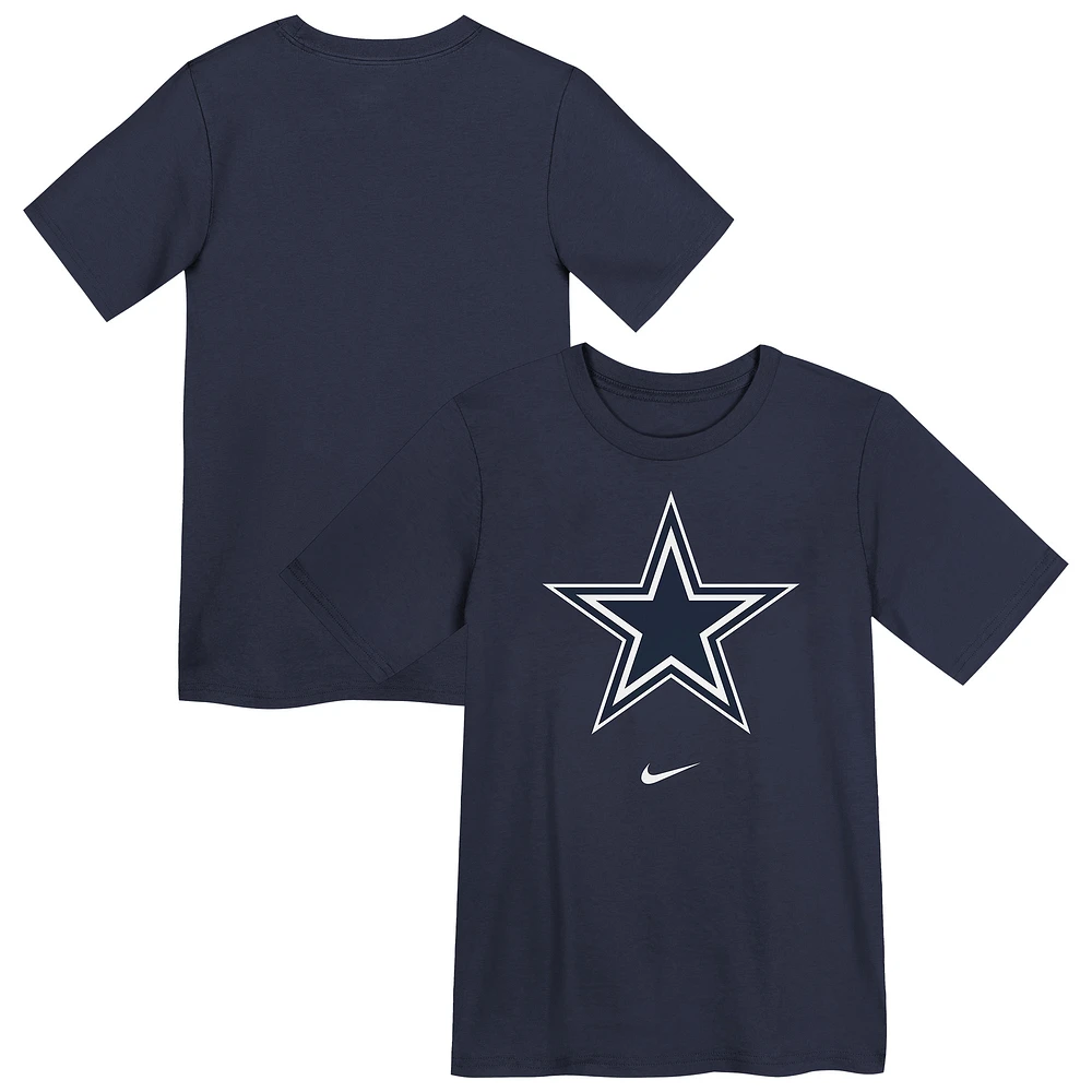 Preschool Nike Navy Dallas Cowboys Primary Logo Legend Performance T-Shirt