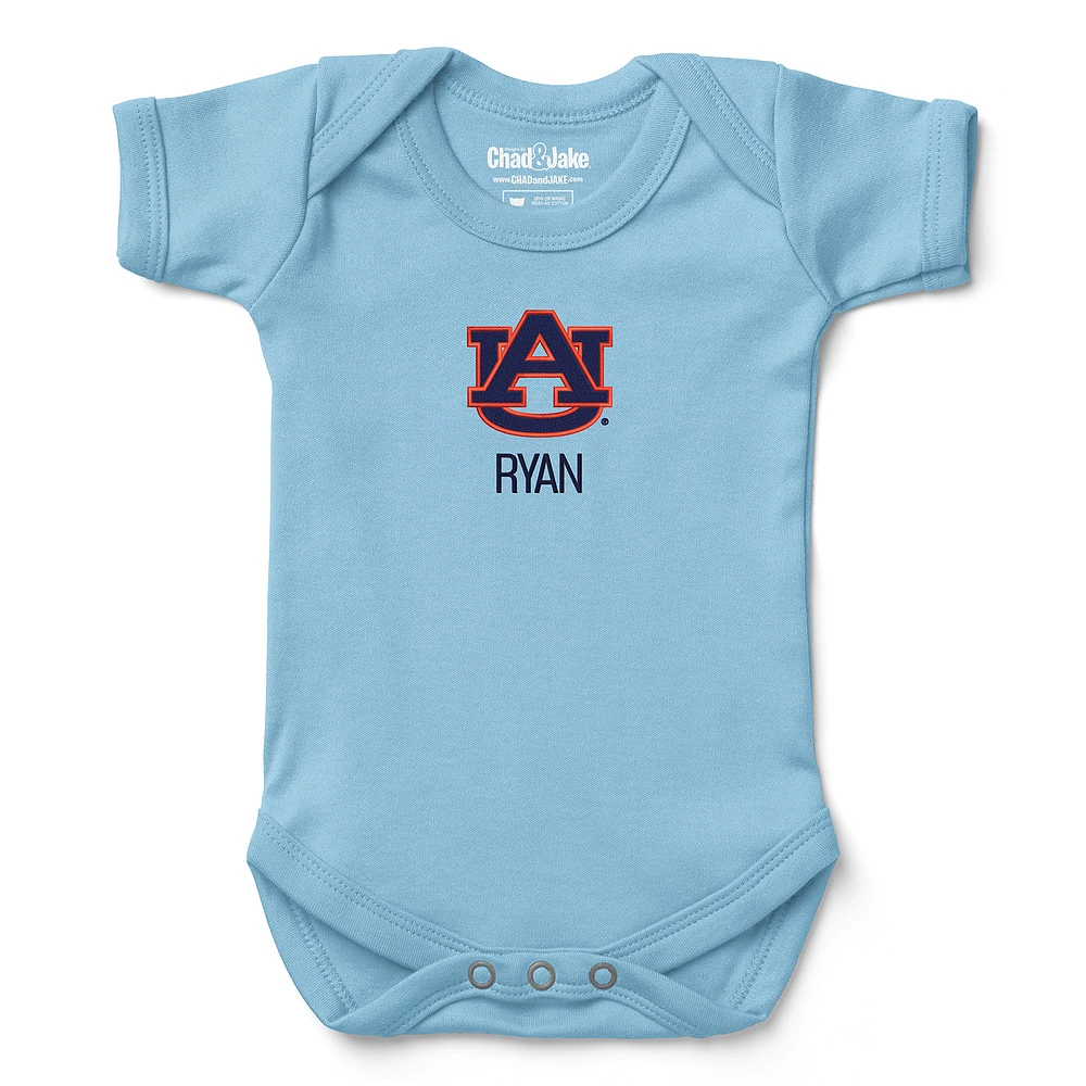 Newborn & Infant Chad Jake Auburn Tigers Personalized Team Logo Bodysuit