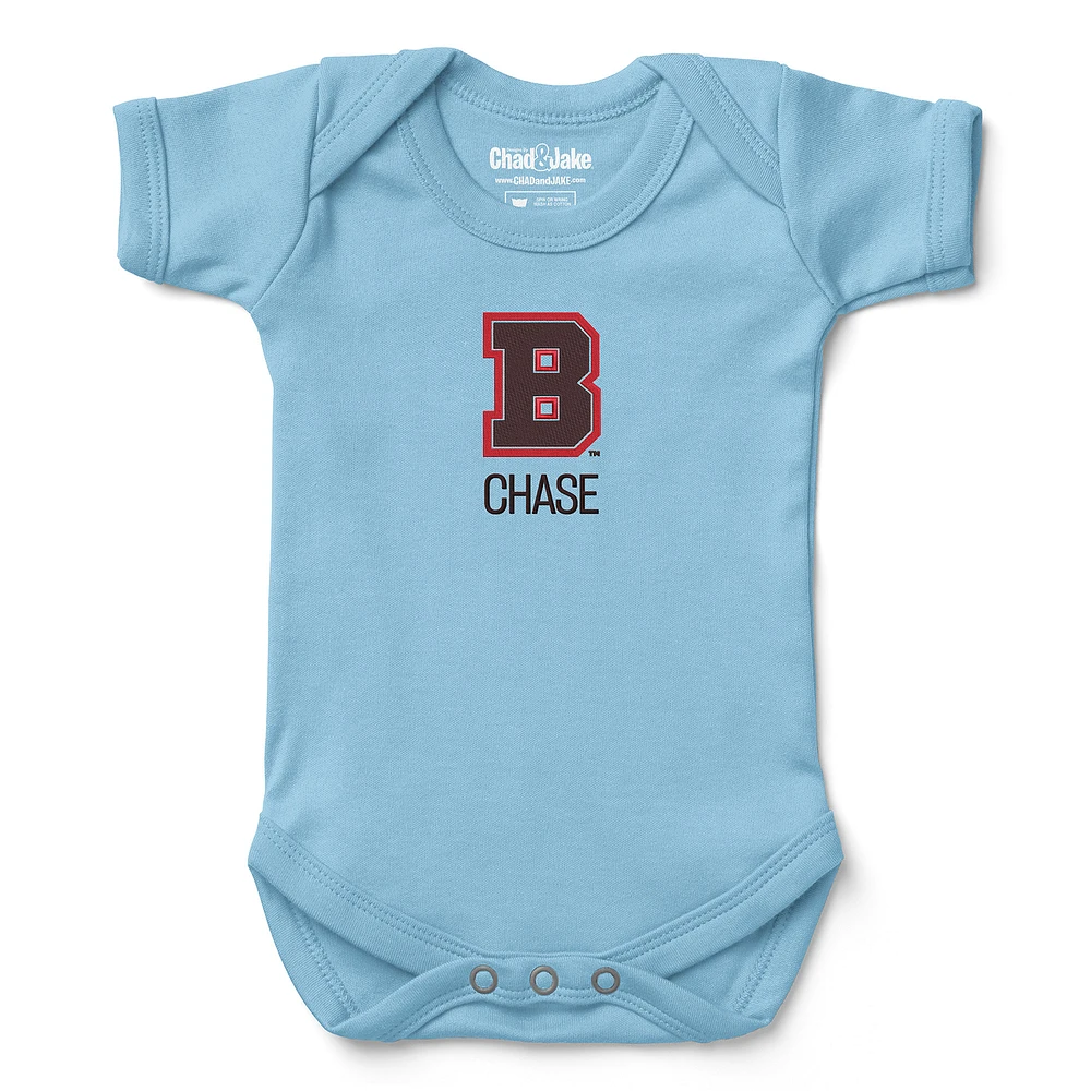 Newborn & Infant Chad Jake Brown Bears Personalized Team Logo Bodysuit