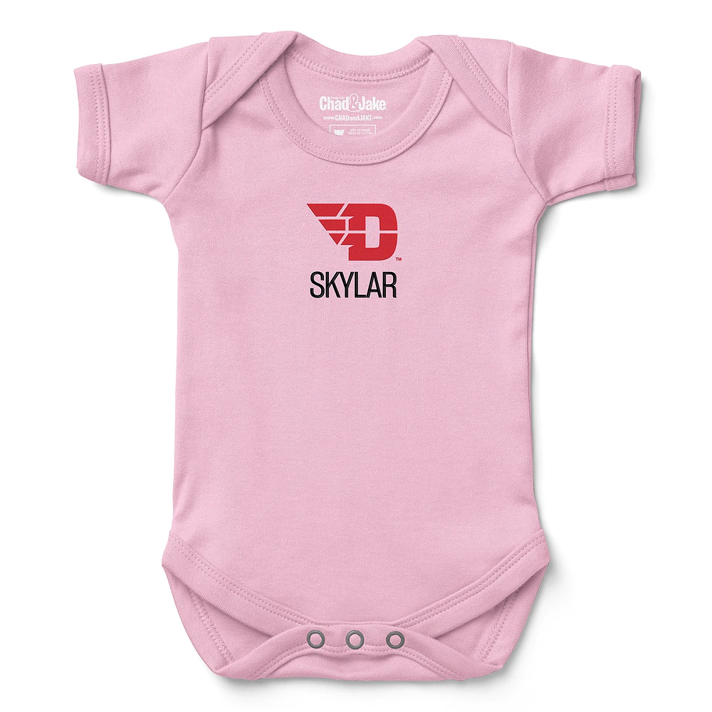Newborn & Infant Chad Jake Dayton Flyers Personalized Team Logo Bodysuit