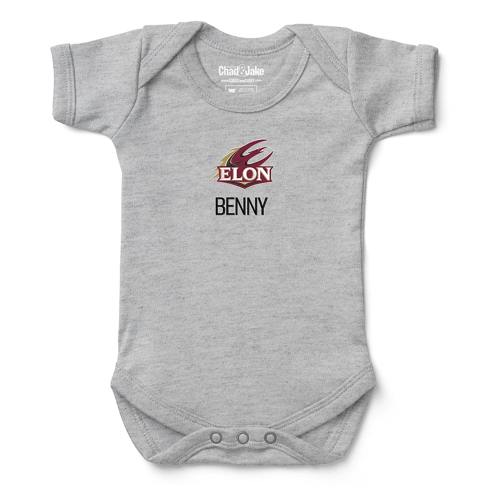 Newborn & Infant Chad Jake Elon Phoenix Personalized Team Logo Bodysuit
