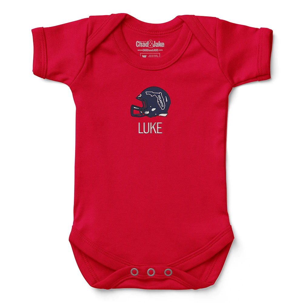 Newborn & Infant Chad Jake Florida Atlantic Owls Personalized Team Logo Bodysuit
