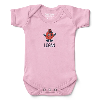 Newborn & Infant Chad Jake Syracuse Orange Personalized Team Logo Bodysuit