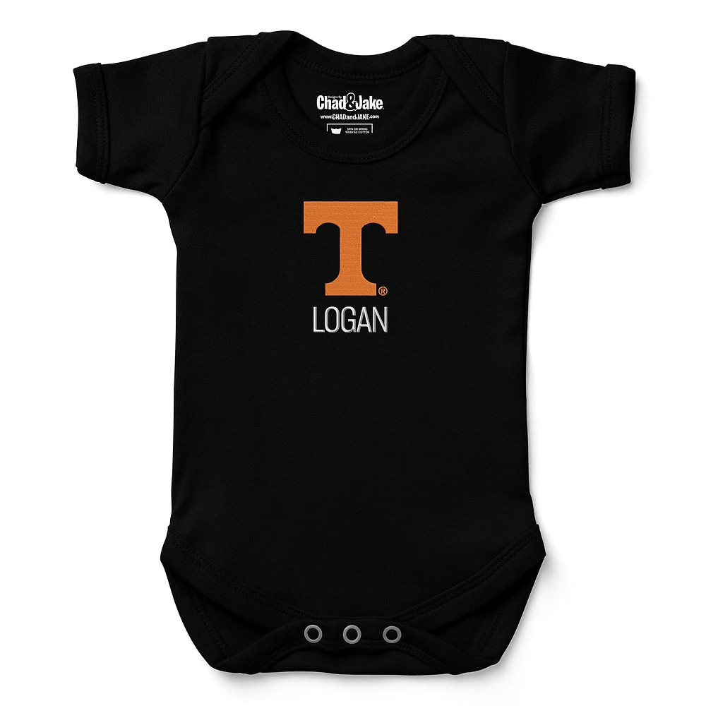 Newborn & Infant Chad Jake Tennessee Volunteers Personalized Team Logo Bodysuit