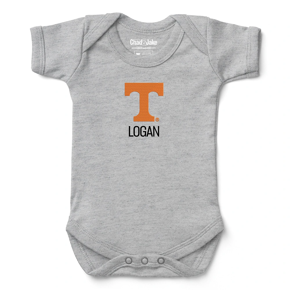 Newborn & Infant Chad Jake Tennessee Volunteers Personalized Team Logo Bodysuit