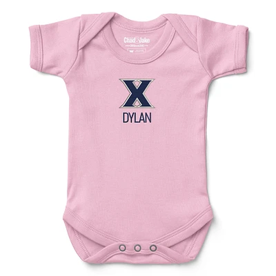 Newborn & Infant Chad Jake Xavier Musketeers Personalized Team Logo Bodysuit