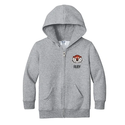 Toddler Chad & Jake Auburn Tigers Personalized Full-Zip Hoodie
