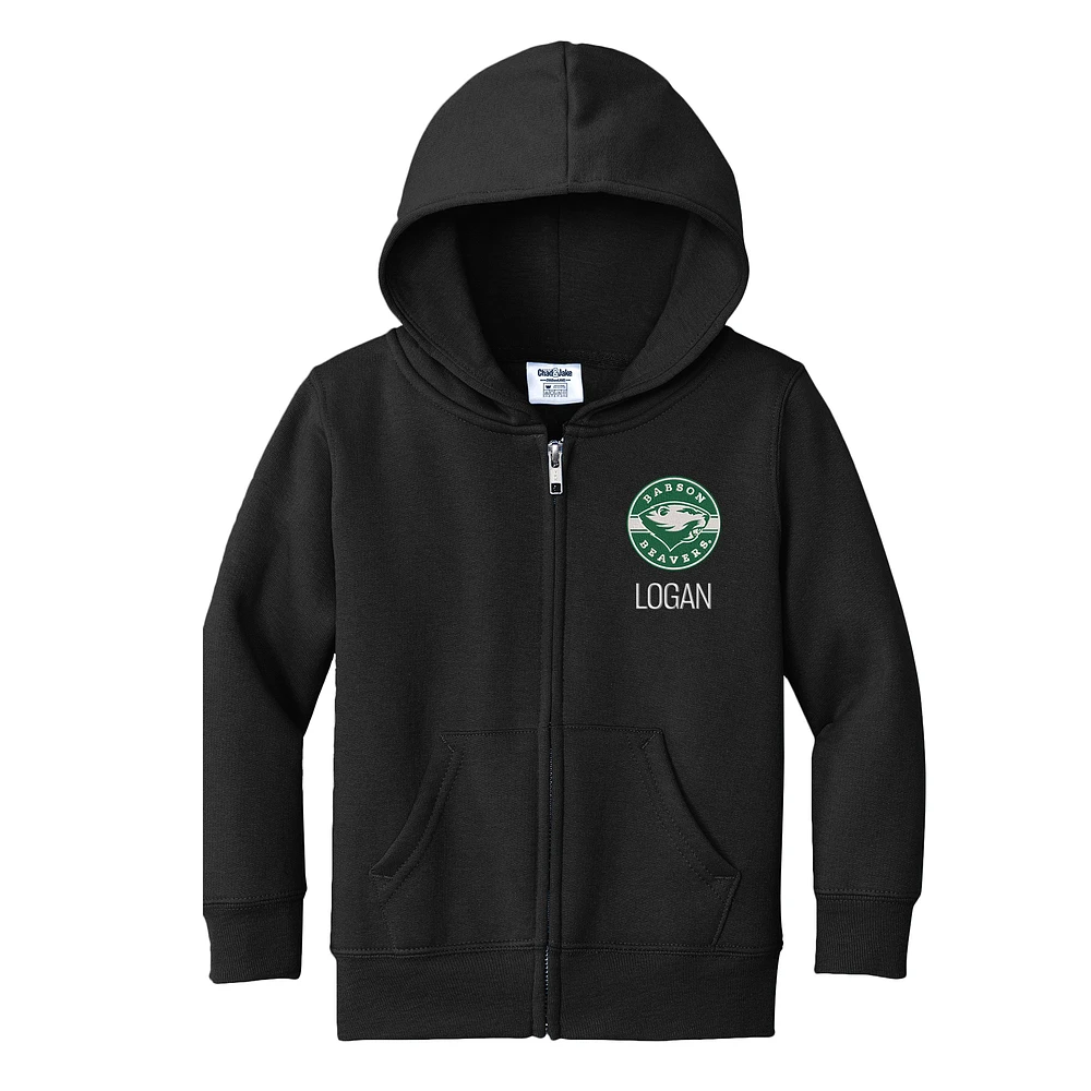Toddler Chad & Jake Babson Beavers Personalized Full-Zip Hoodie