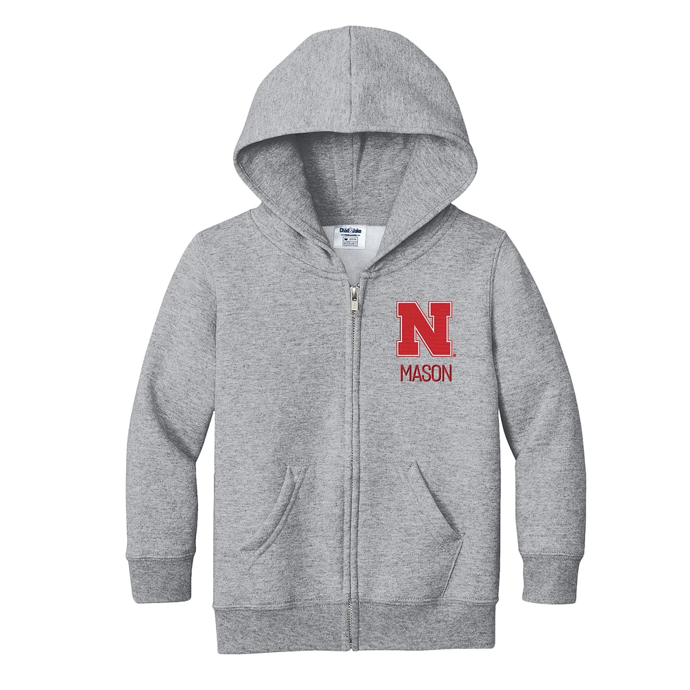 Toddler Chad & Jake Nebraska Huskers Personalized Full-Zip Hoodie