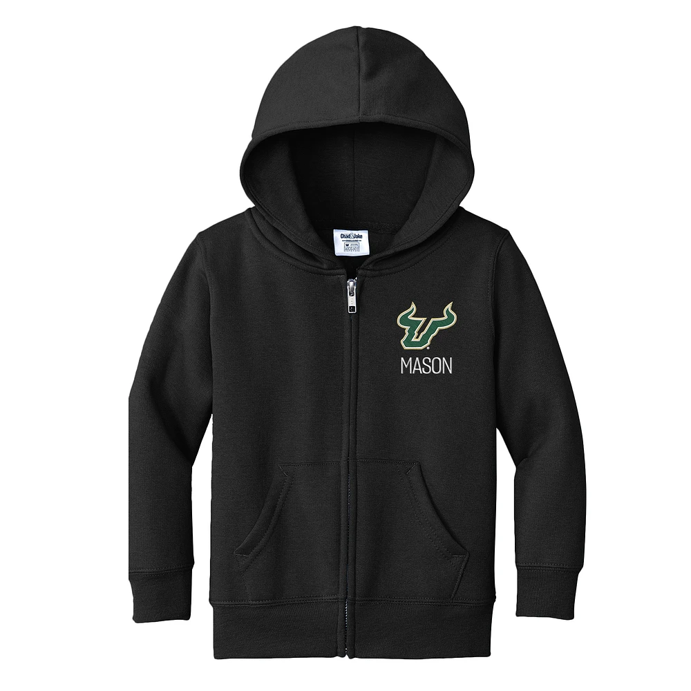 Toddler Chad & Jake South Florida Bulls Personalized Full-Zip Hoodie