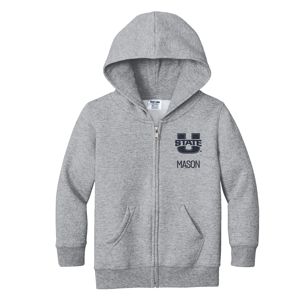 Toddler Chad & Jake Utah State Aggies Personalized Full-Zip Hoodie