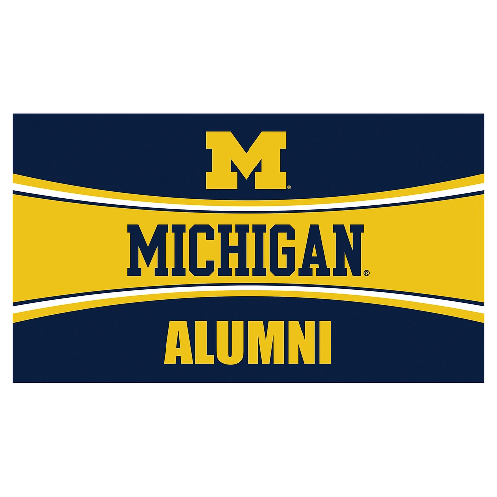 Michigan Wolverines 28" x 16" Alumni Trapper Door Mat