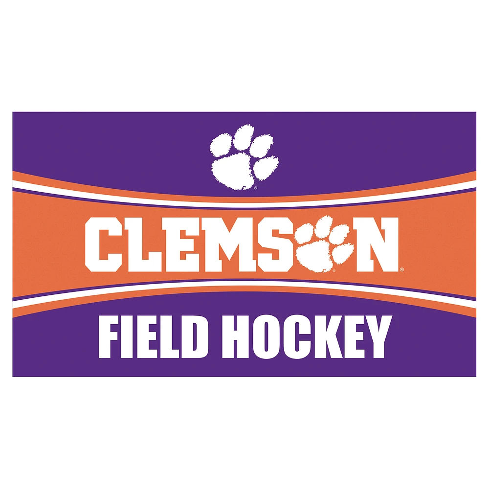 Clemson Tigers 28" x 16" Field Hockey Trapper Door Mat