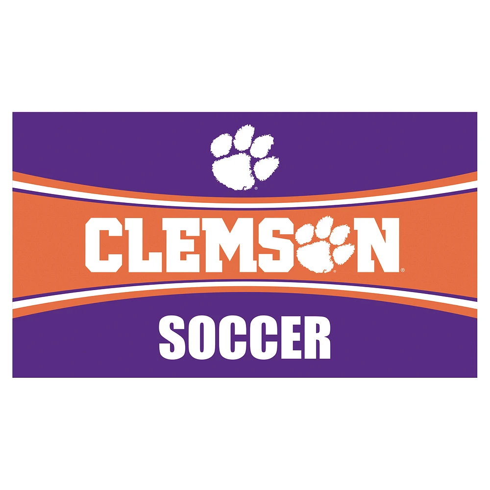Clemson Tigers 28" x 16" Soccer Trapper Door Mat