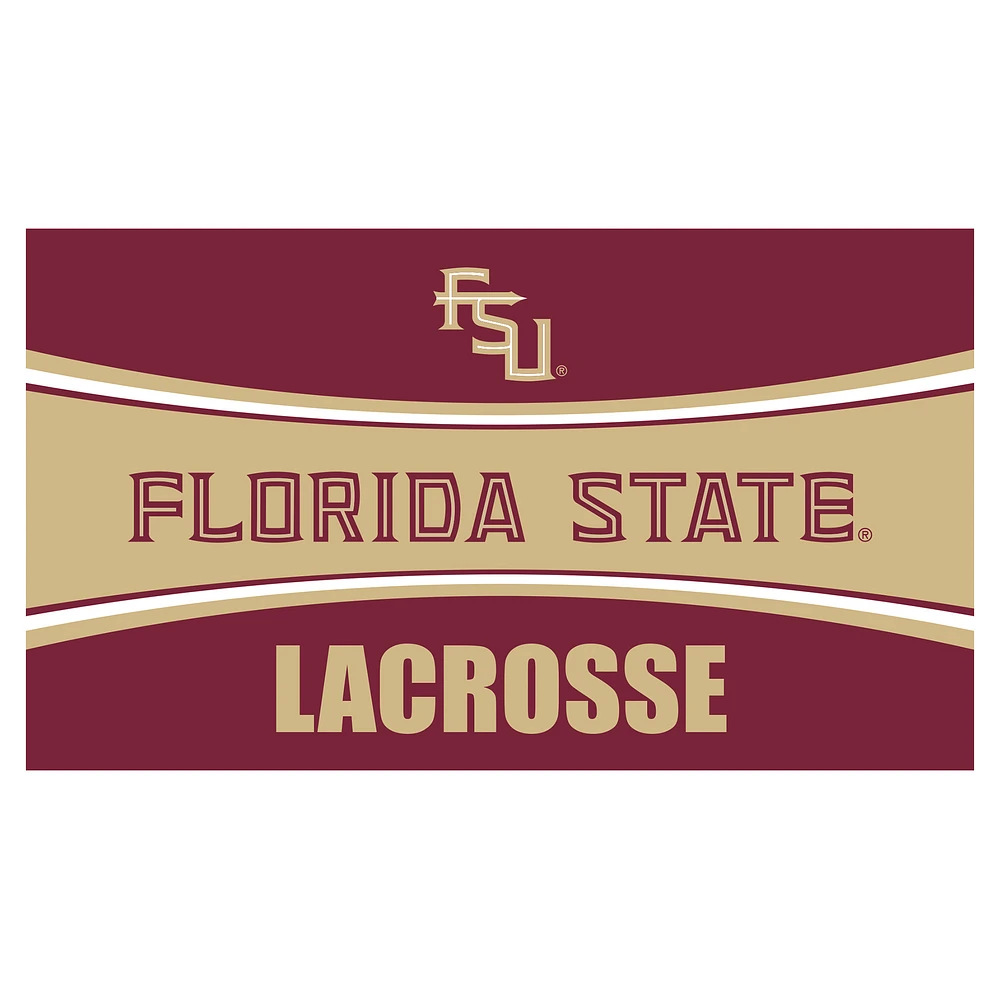 Florida State Seminoles 28" x 16" Lacrosse Trapper Door Mat