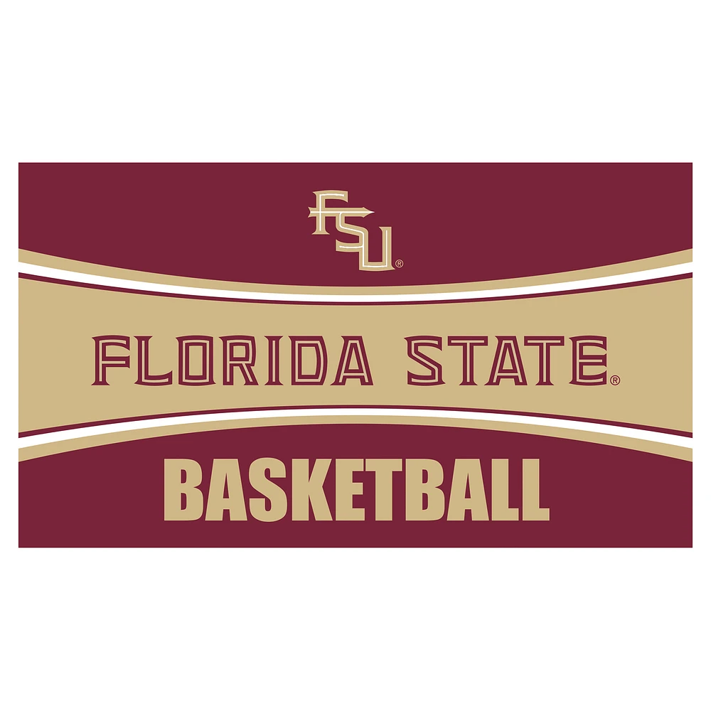 Florida State Seminoles 28" x 16" Basketball Trapper Door Mat
